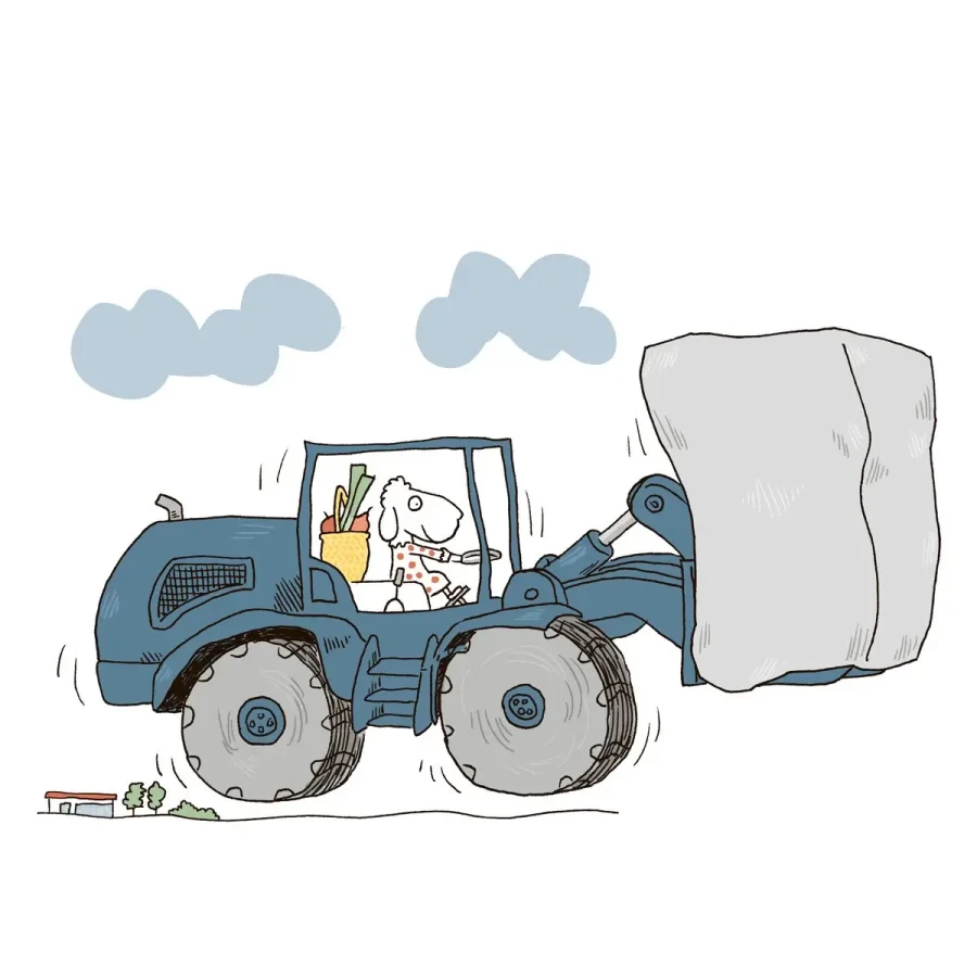 Dźwig, koparka, betoniarka. Małe historie o wielkich maszynach. Małe opowieści o technice / Dwie siostry