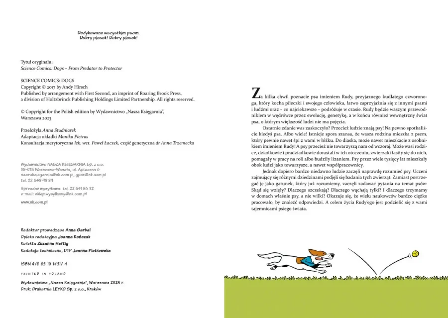 Psy - od drapieżników do obrońców / Wydawnictwo Nasza Księgarnia