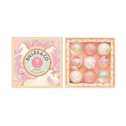 Szklane kulki MINIBOX-CALOTS - JEDNOROŻCE / Billes & Co