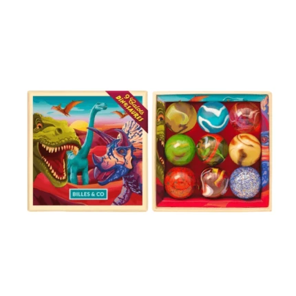 Szklane kulki MINIBOX-CALOTS - DINOZAURY / Billes & Co