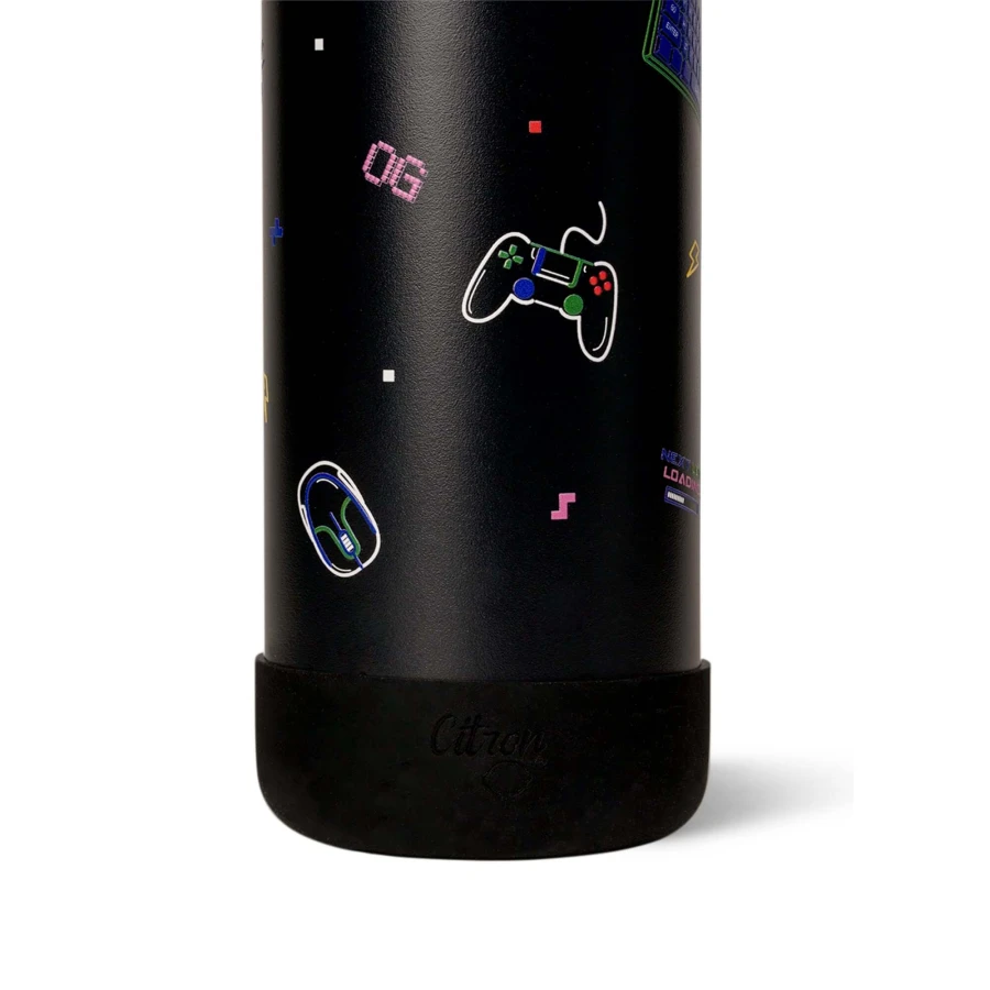 Butelka termiczna ze stali nierdzewnej 500ml - Gaming / Citron