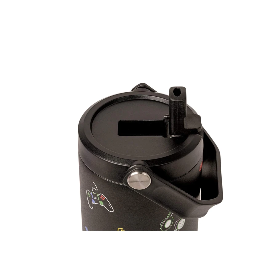 Kubek termiczny z uchwytem 900ml - Gaming / Citron