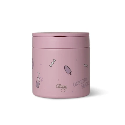 Termos Obiadowy 350ml - Stormy Unicorn / Citron