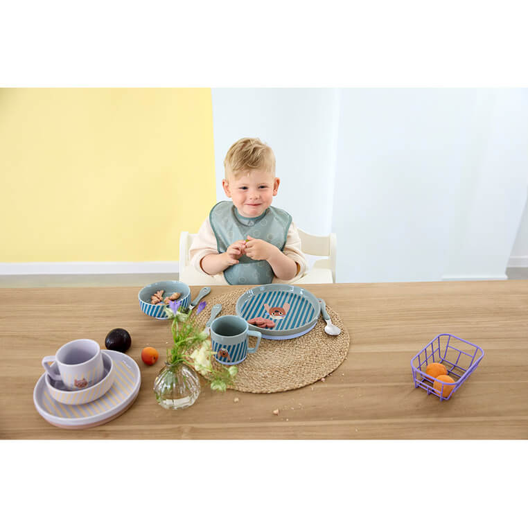 Komplet naczyń z porcelany Tiny Team Piesek / Lassig