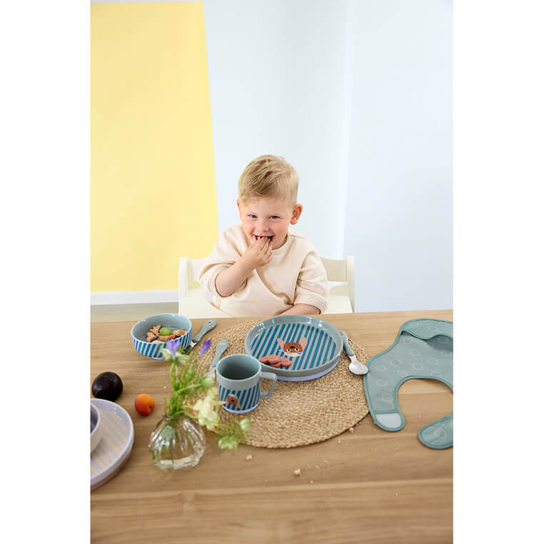 Komplet naczyń z porcelany Tiny Team Piesek / Lassig