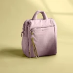 Plecak dla mamy kwadratowy z akcesoriami Minoa - powder rose / Lassig