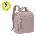 Plecak dla mamy kwadratowy z akcesoriami Minoa - powder rose / Lassig