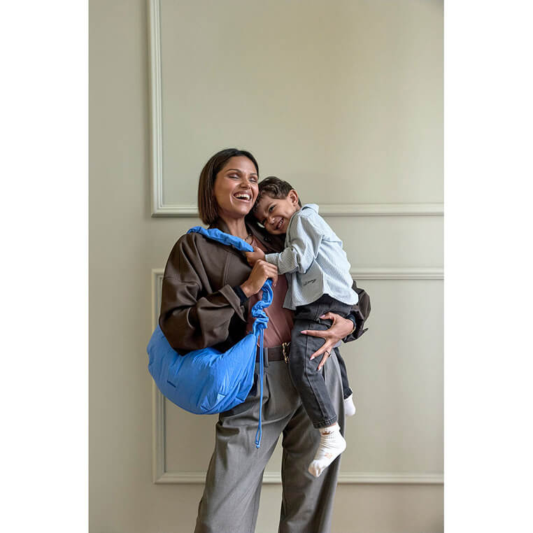 Torba dla mamy z akcesoriami Lunua Bum Bag - blue / Lassig