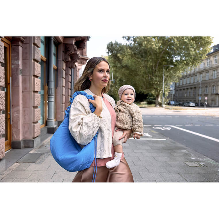 Torba dla mamy z akcesoriami Lunua Bum Bag - blue / Lassig