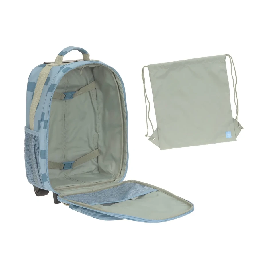 Walizka na kółkach Pattern Party - blue / Lassig 