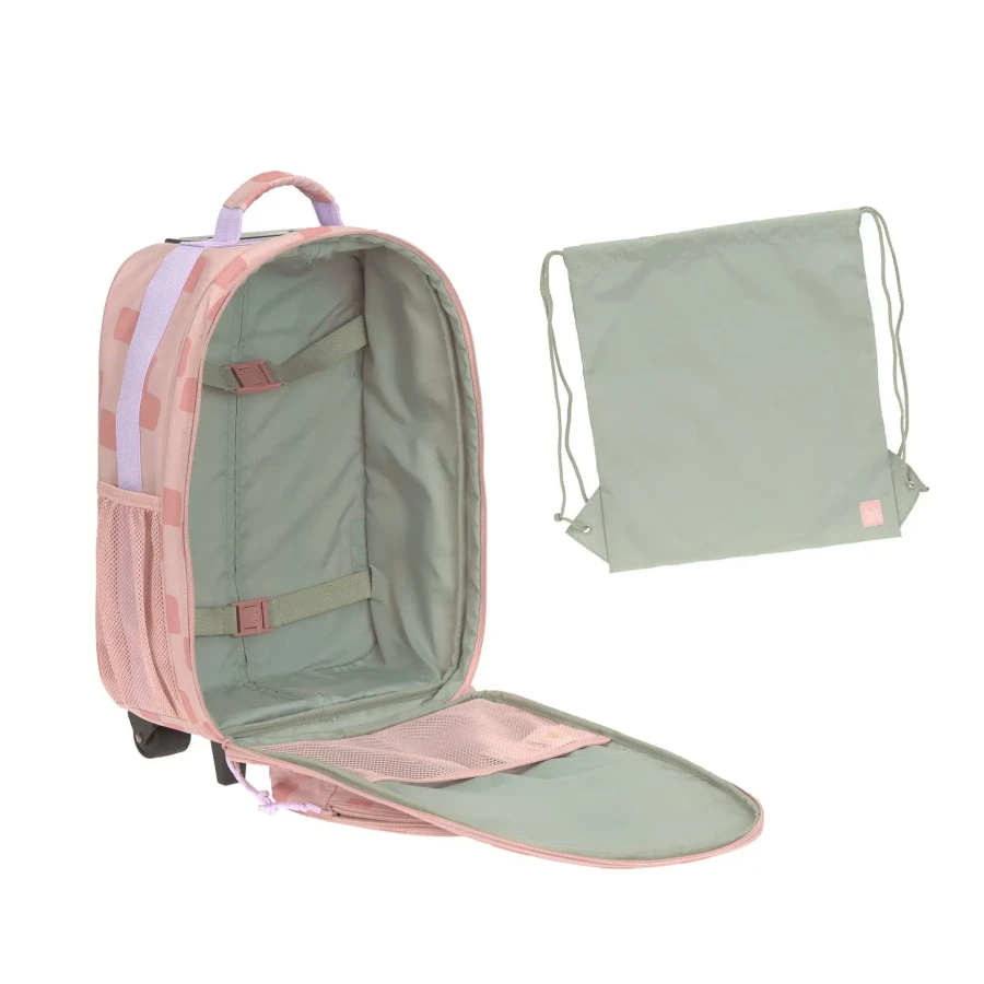 Walizka na kółkach Pattern Party - rose / Lassig 