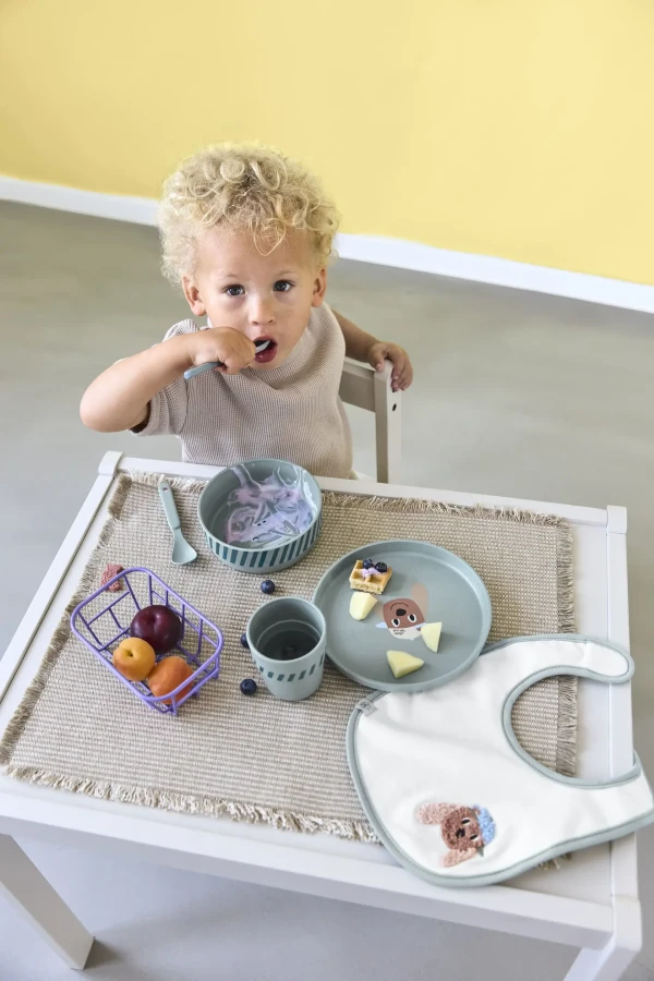 Materiałowe śliniaki Tiny Team, 5 szt. - Dog / Lassig