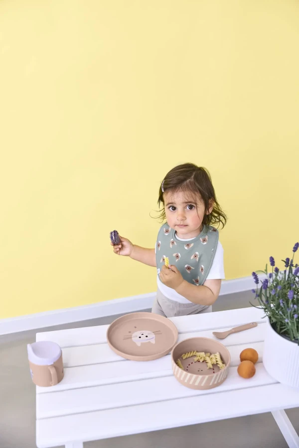 Materiałowe śliniaki Tiny Team, 5 szt. - Dog / Lassig