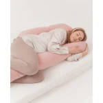 USZKODZONE OPAKOWANIE: Poduszka ciążowa do spania typu 7 jersey róż / piapimo