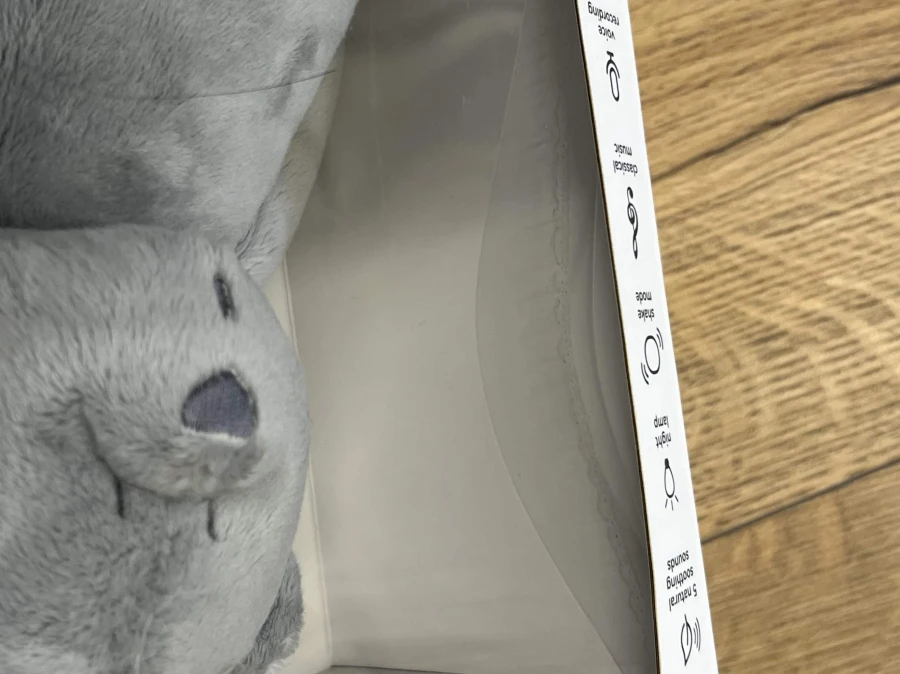 USZKODZONE OPAKOWANIE: Moonie 2.0 SILVER - szumiący miś z lampką