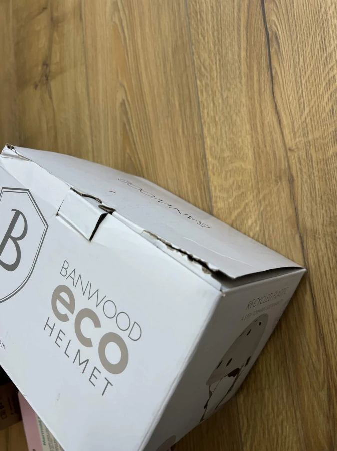 USZKODZONE OPAKOWANIE: Dziecięcy eco kask rowerowy Ivory / Banwood