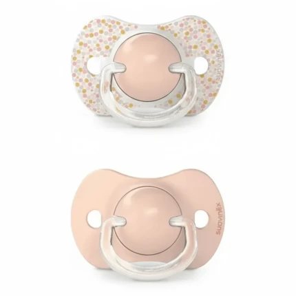 USZKODZONE OPAKOWANIE: Smoczek fizjologiczny SX Pro Dreams 6-18m brzoskwiniowy, 2 szt. / Suavinex