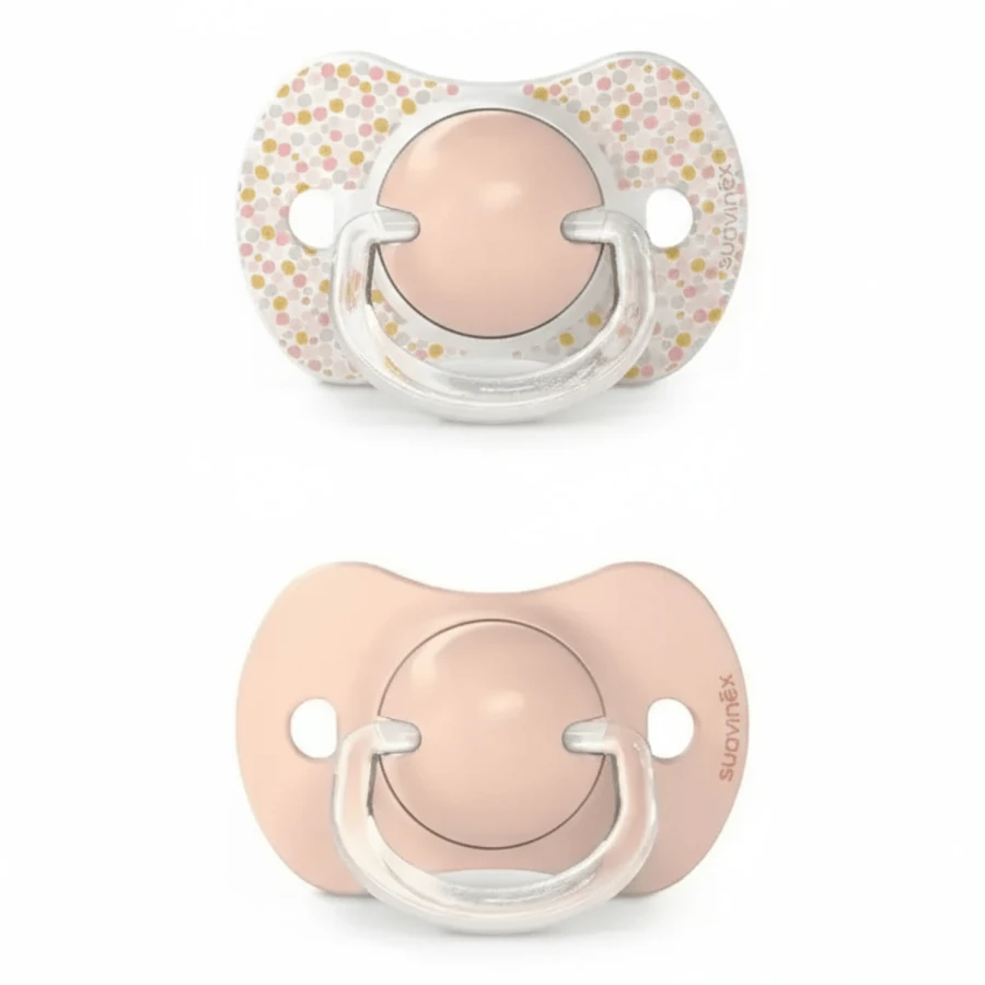 USZKODZONE OPAKOWANIE: Smoczek fizjologiczny SX Pro Dreams 6-18m brzoskwiniowy, 2 szt. / Suavinex