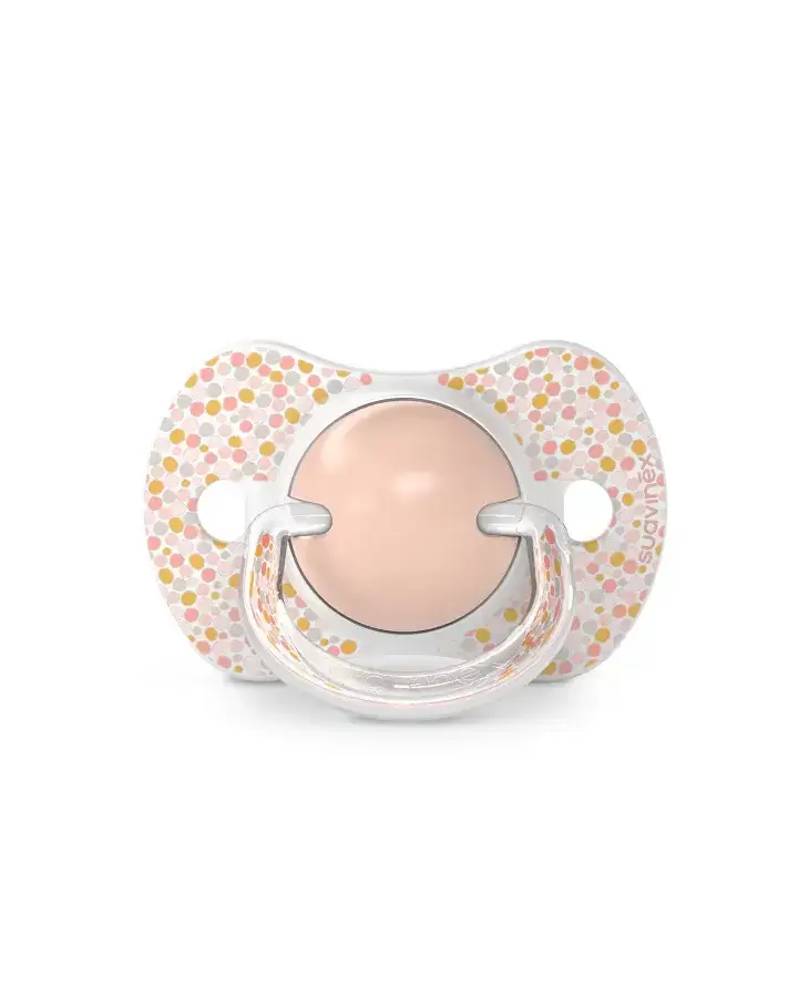 USZKODZONE OPAKOWANIE: Smoczek fizjologiczny SX Pro Dreams 6-18m brzoskwiniowy, 2 szt. / Suavinex