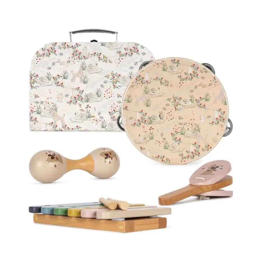 II GATUNEK: Drewniana walizka z instrumentami - mizumi / Konges slojd