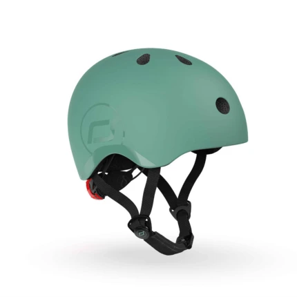  II GATUNEK: Kask S-M dla dzieci 3+ Forest / Scootandride