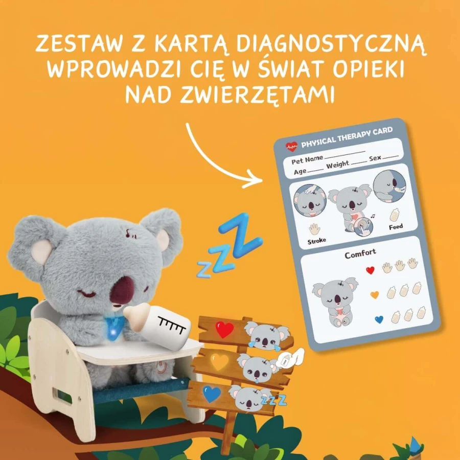 II GATUNEK: Zabawka interaktywna Baby Koala, 3+ / TOPBRIGHT