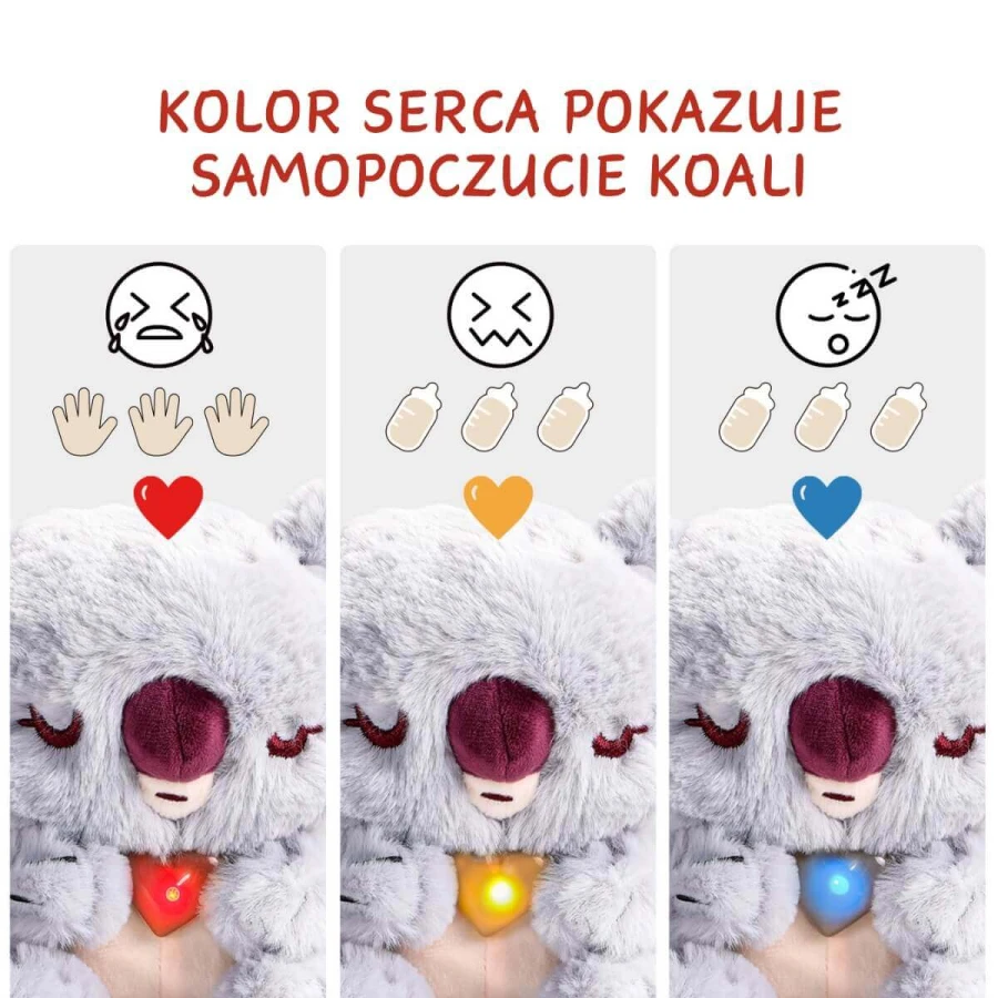 II GATUNEK: Zabawka interaktywna Baby Koala, 3+ / TOPBRIGHT