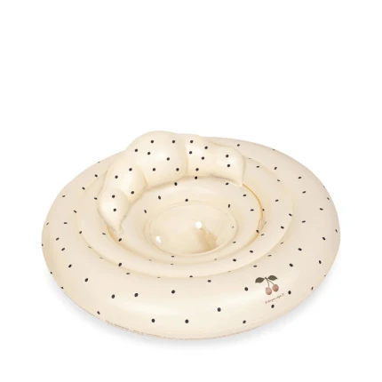 Koło do pływania dla niemowląt - navy dot / Konges slojd