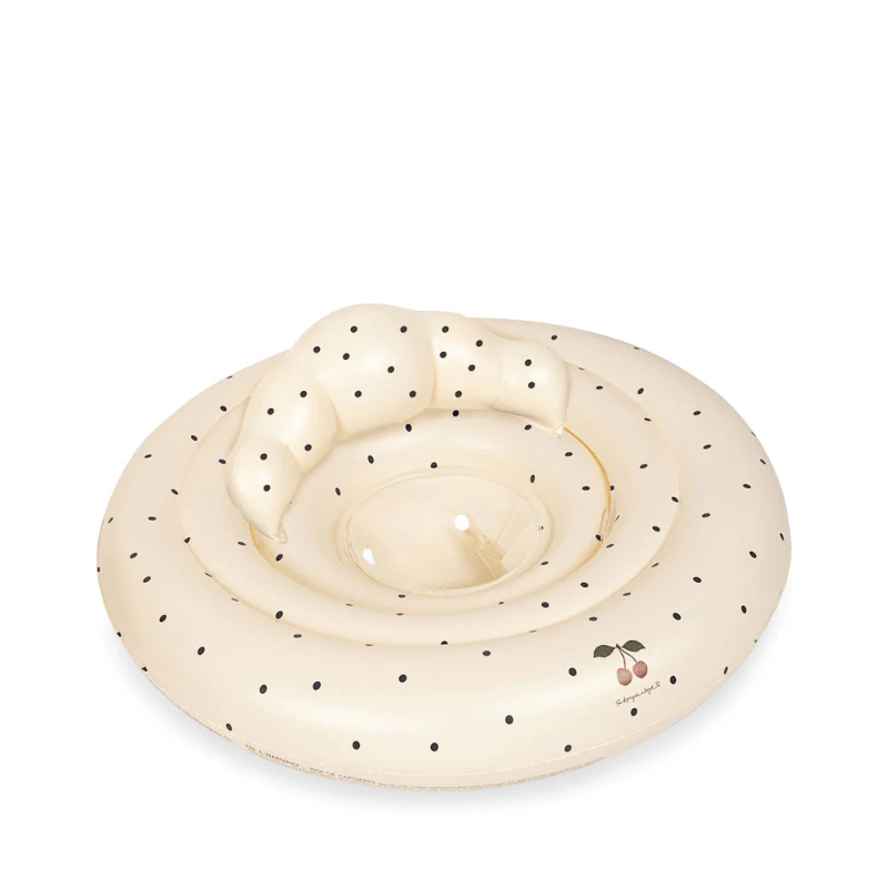 Koło do pływania dla niemowląt - navy dot / Konges slojd