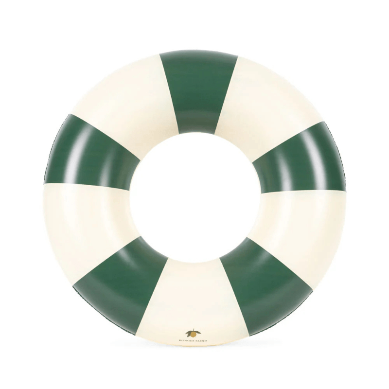 Koło do pływania Junior - green stripe / Konges slojd