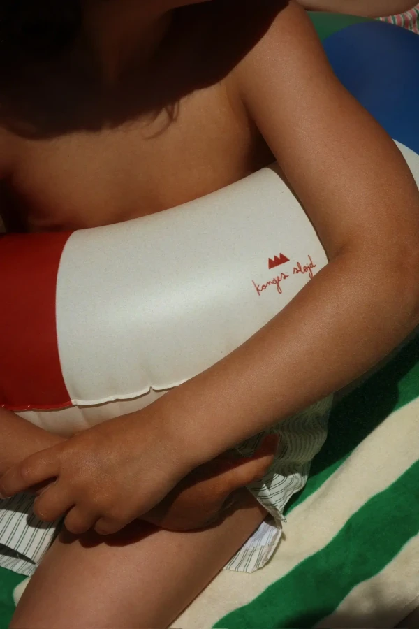 Koło do pływania Junior - green stripe / Konges slojd