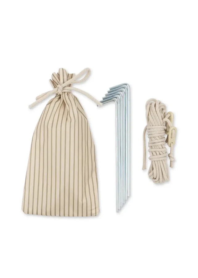 Namiot plażowy Mini UV50+ - tea stripe / Konges slojd