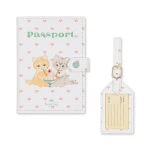 Etui na dokumenty i zawieszka do walizki - kitty gelateria / Konges Slojd