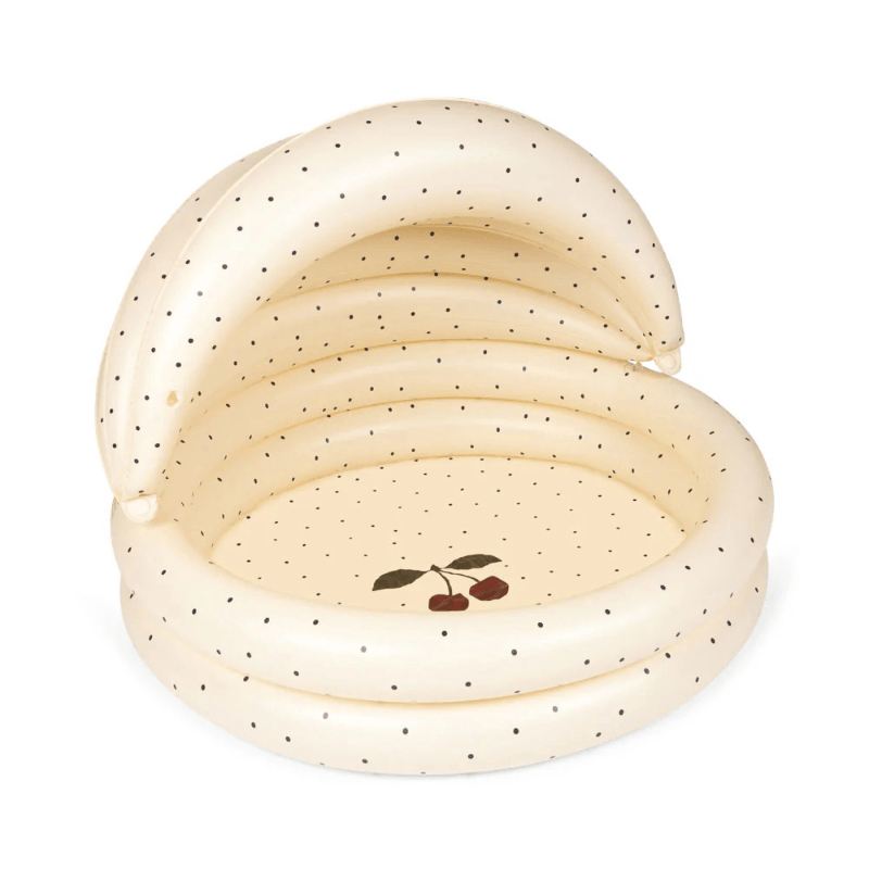 Dmuchany basen z baldachimem - navy dot / Konges slojd