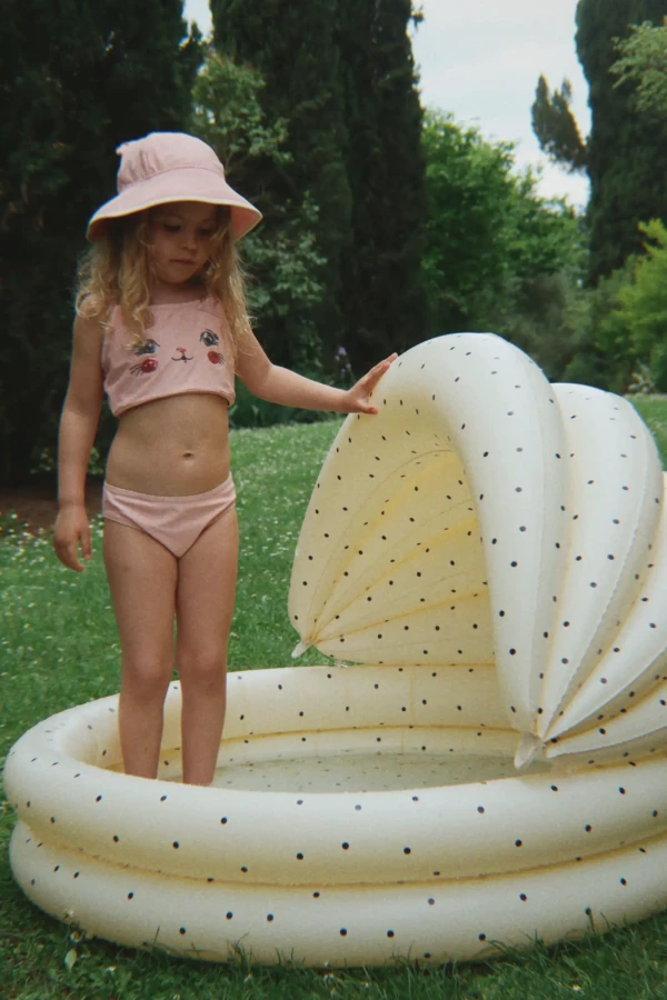 Dmuchany basen z baldachimem - navy dot / Konges slojd