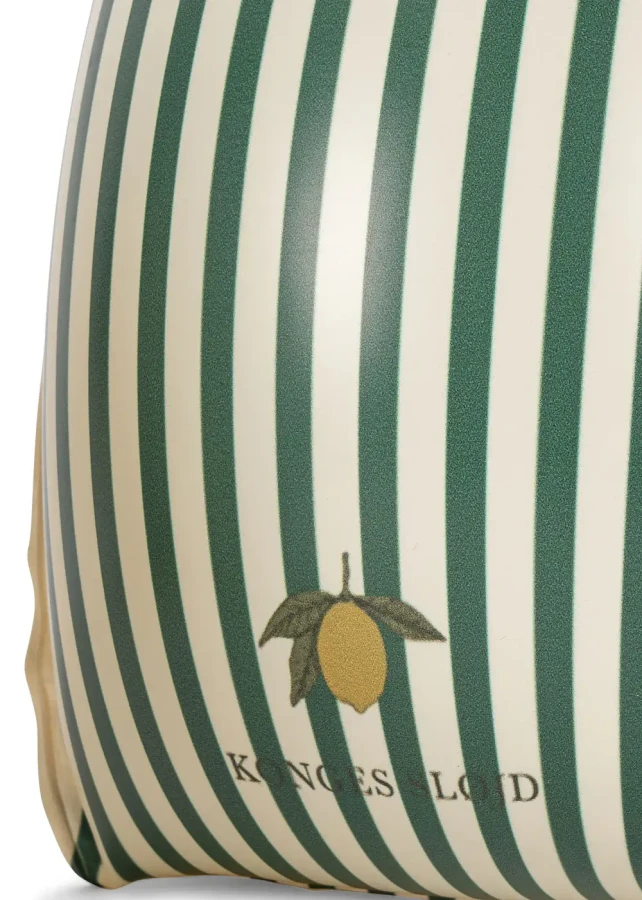 Dmuchane rękawki do pływania - green stripe / Konges Slojd