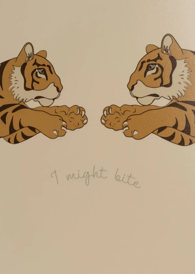 Walizka kabinowa na kółkach 25L - tiger / Konges Slojd