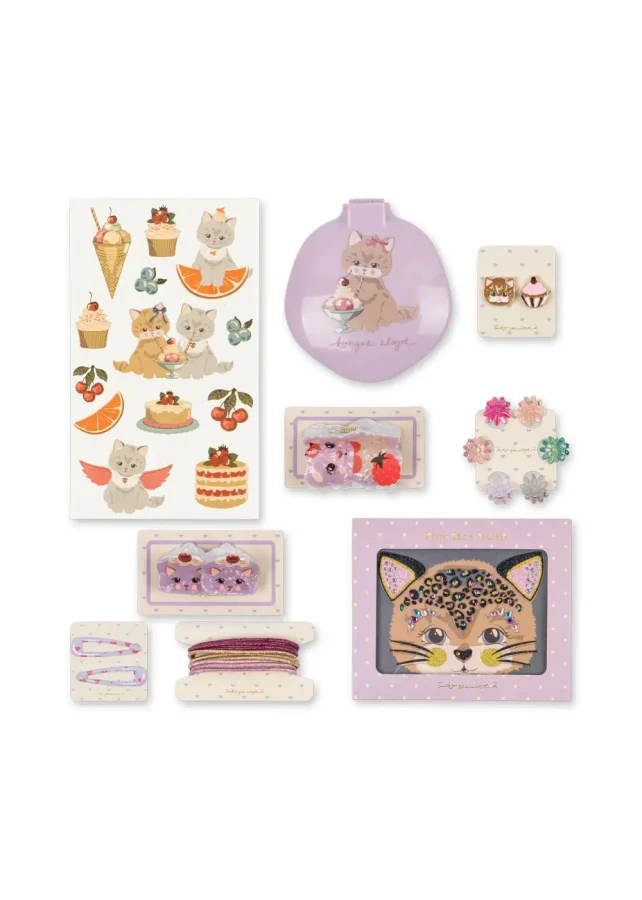 Kuferek małej stylistki - amour pink / Konges slojd