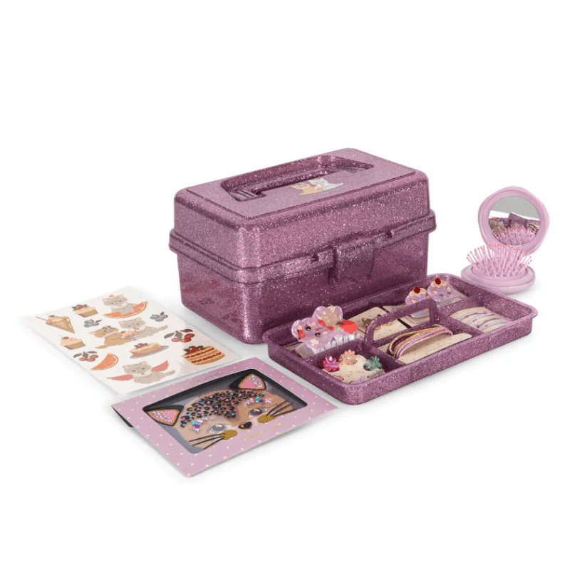 Kuferek małej stylistki - amour pink / Konges slojd