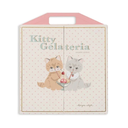 Zestaw z naklejkami FSC - kitty friends / Konges Slojd