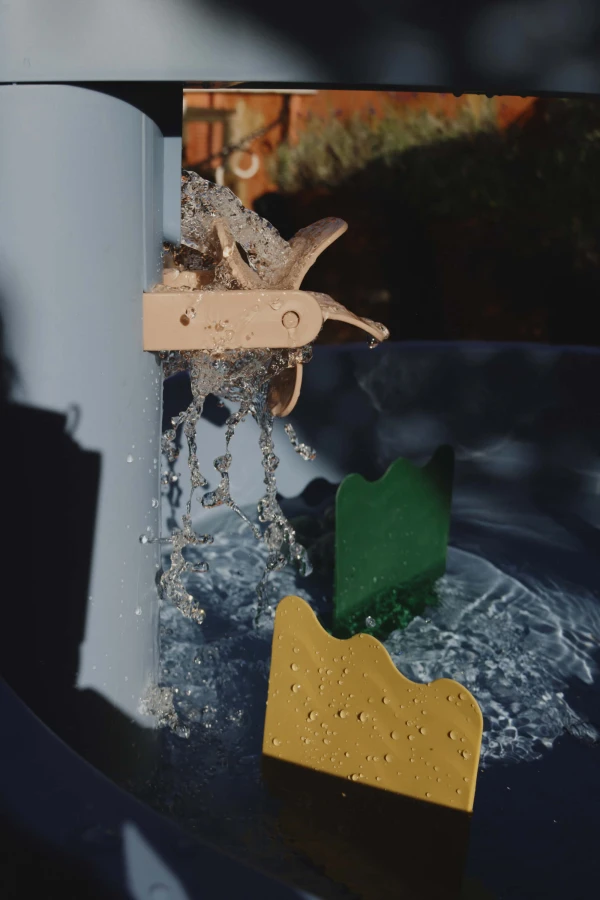 Wielofunkcyjny stolik Sepp - Beach blue multi mix / Liewood