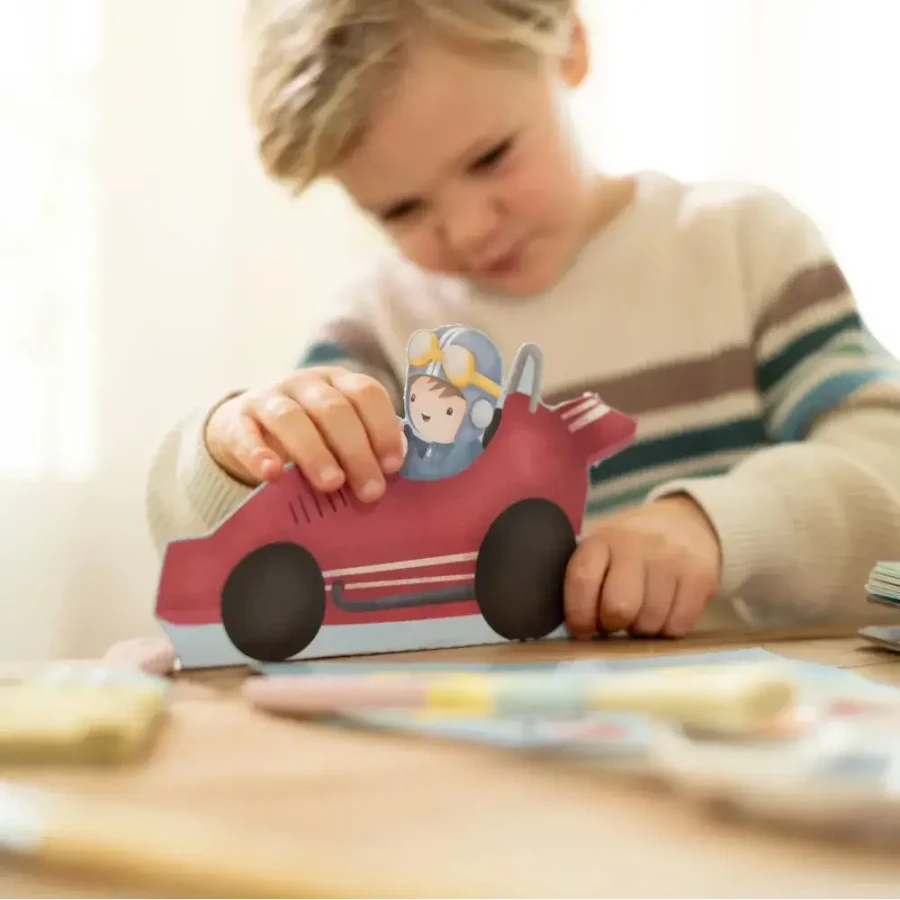 Kreatywny zeszyt z nożyczkami Jim & Friends / Little Dutch