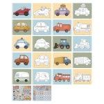 Kreatywny zeszyt z nożyczkami Jim & Friends / Little Dutch