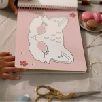 Kreatywny zeszyt z nożyczkami Rosa & Friends / Little Dutch