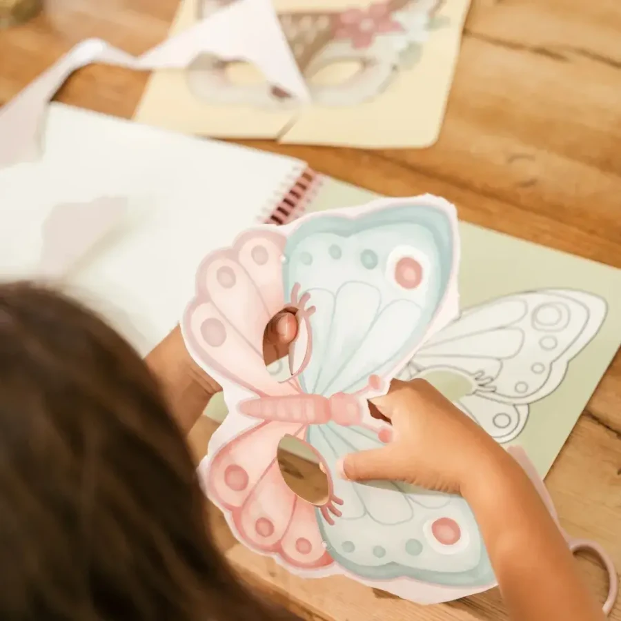 Kreatywny zeszyt z nożyczkami Rosa & Friends / Little Dutch