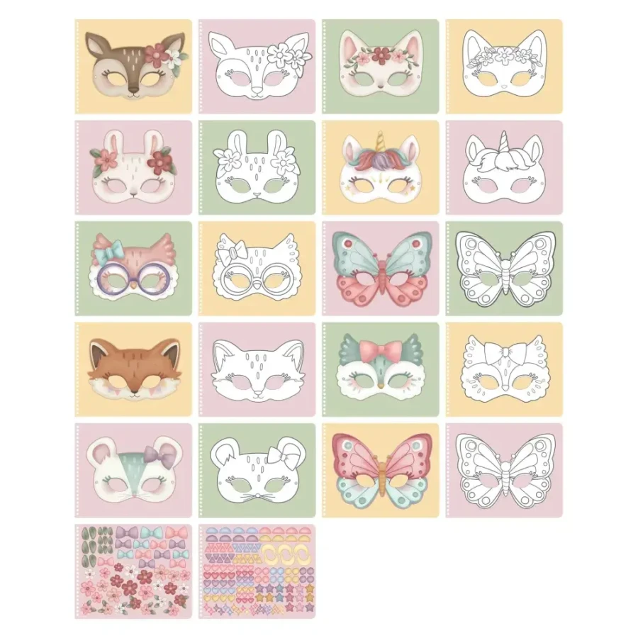 Kreatywny zeszyt z nożyczkami Rosa & Friends / Little Dutch