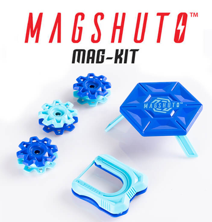 MagShuto Zestaw Startowy - Niebieski / Fat Brain Toys