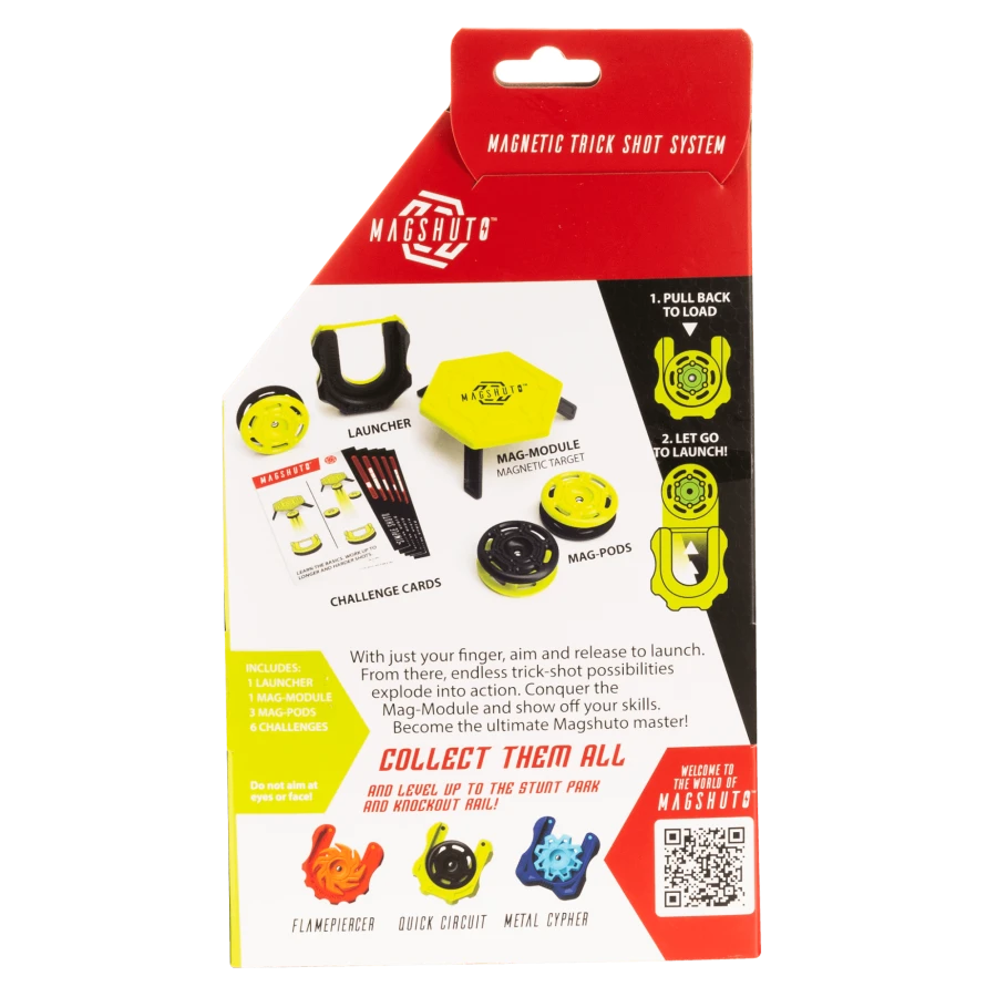 MagShuto Zestaw Startowy - Żółty / Fat Brain Toys