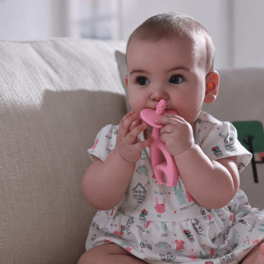 Gryzak Dancing Elephant Pink / Mombella