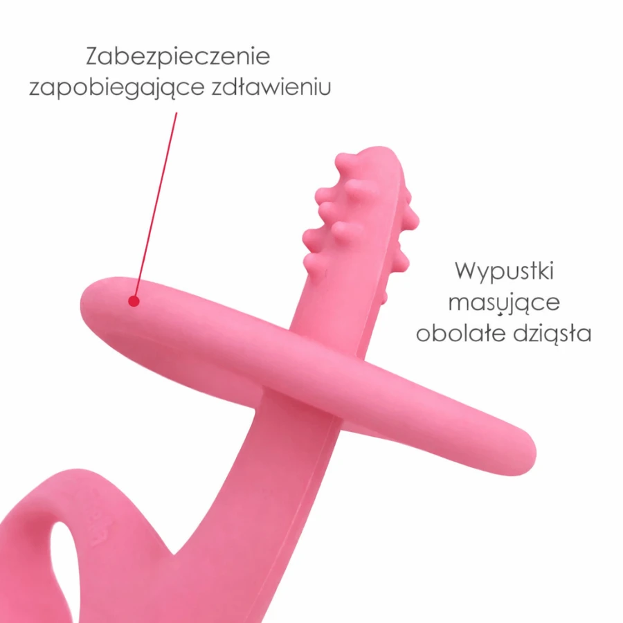 Gryzak Dancing Elephant Pink / Mombella